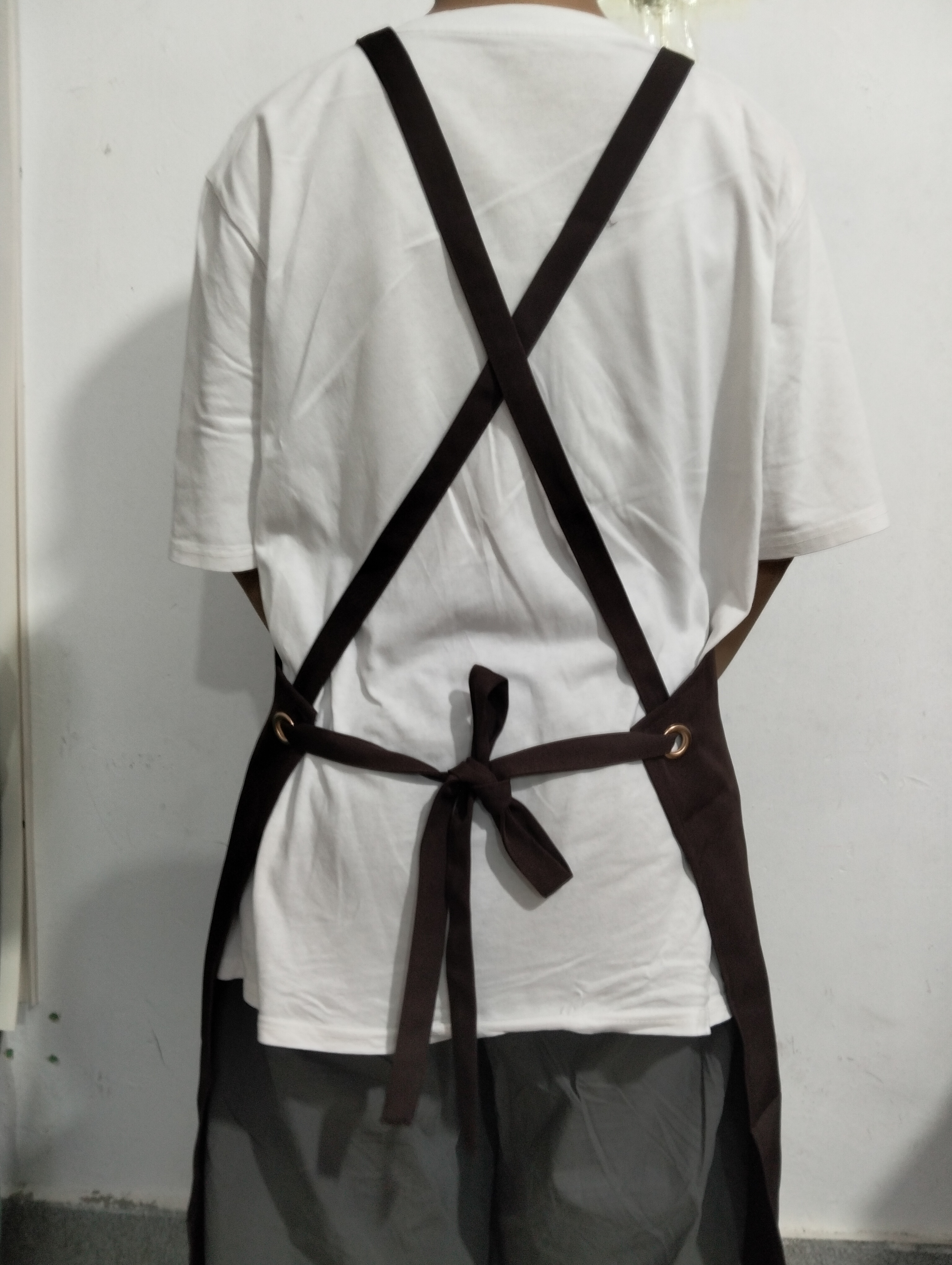 French bakery cross-back apron front