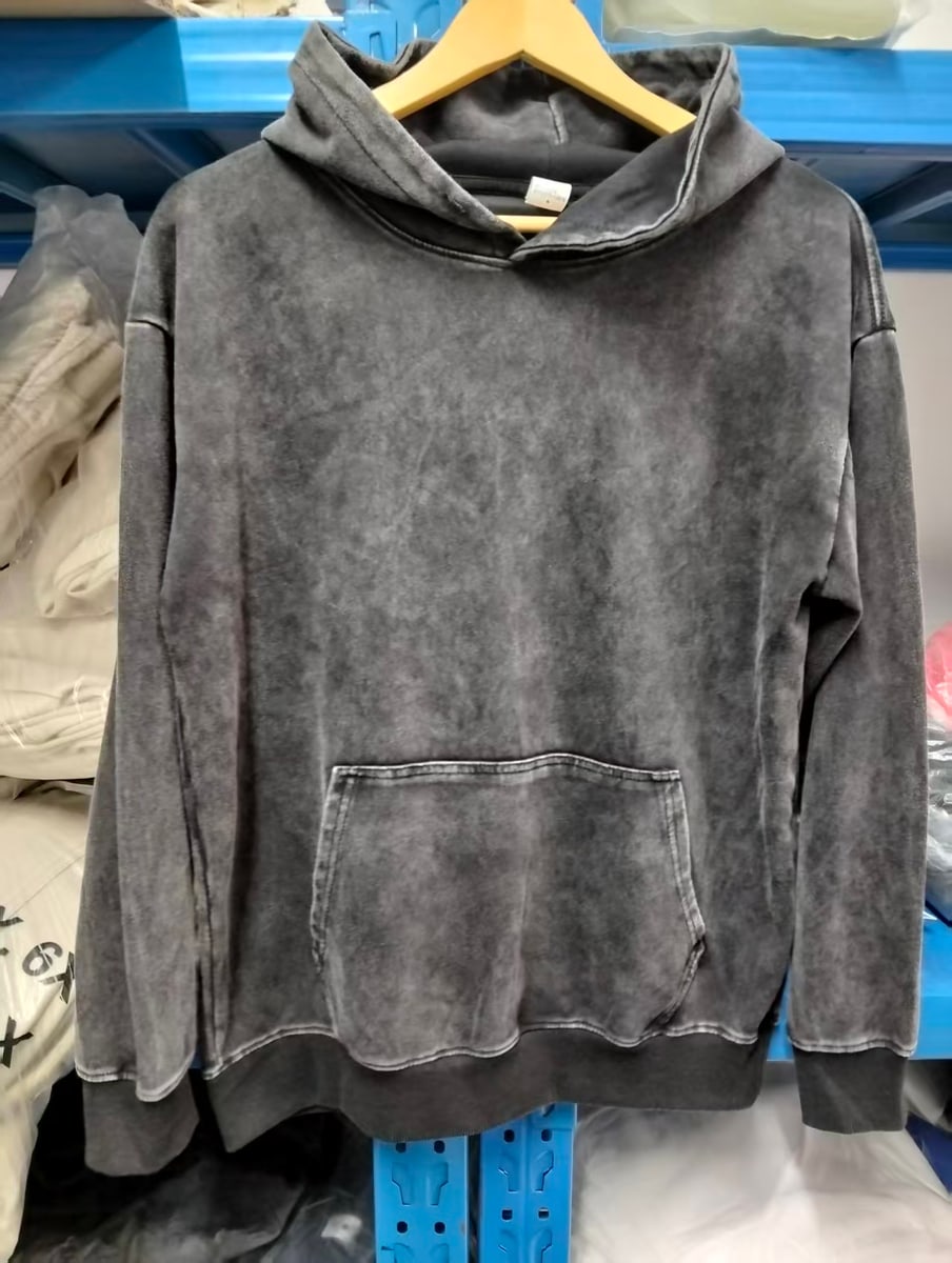 Original hoodie fabric finish detail