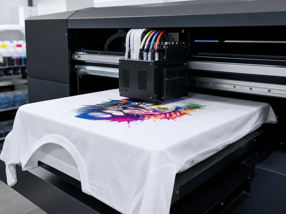 DTG printing apparel production