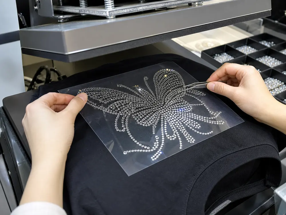 Rhinestone production process