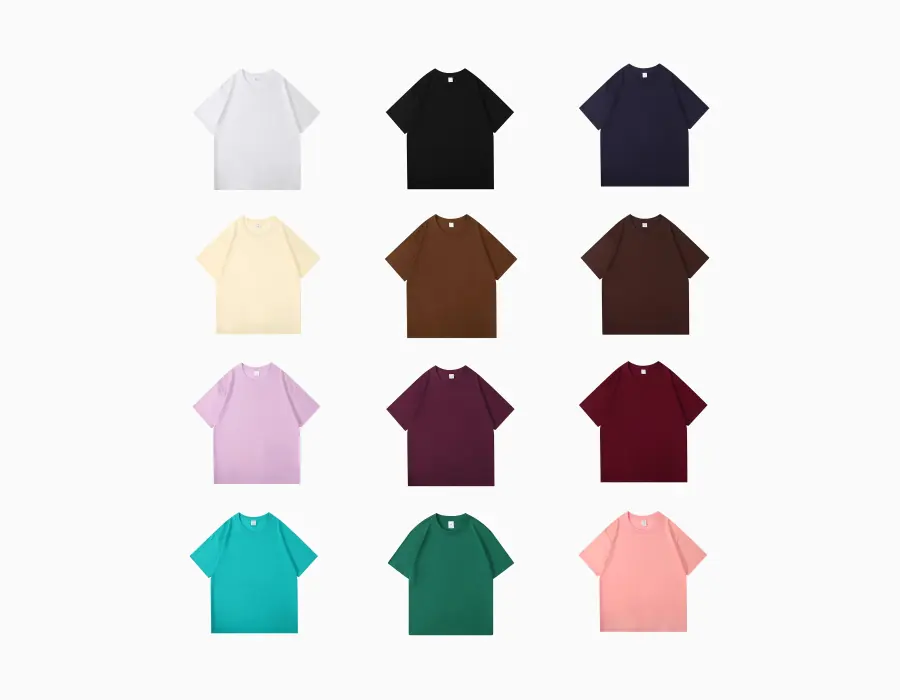 210gsm gruesa algodón camiseta