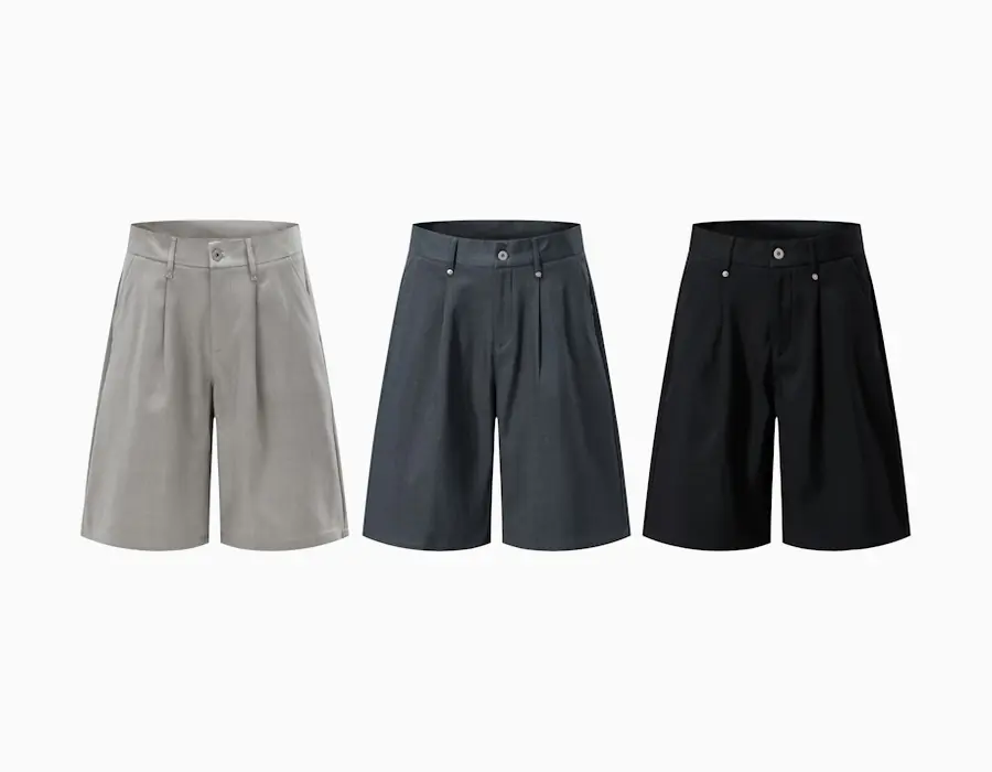 300gsm rizo con cordón shorts