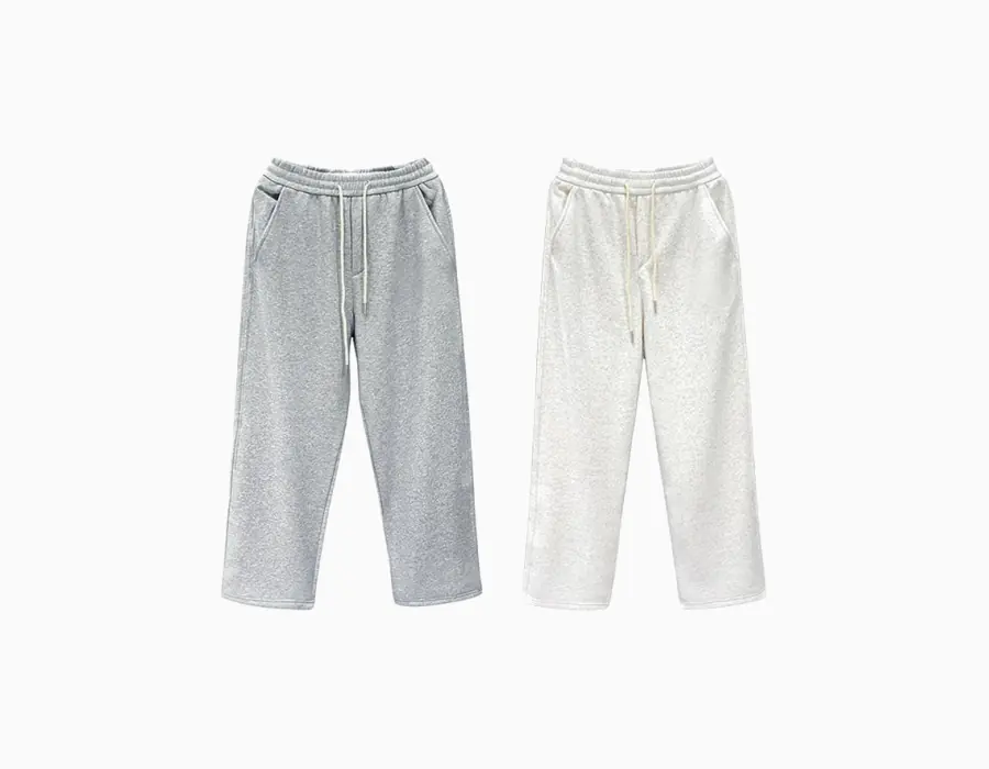 300gsm rizo pantalón recto