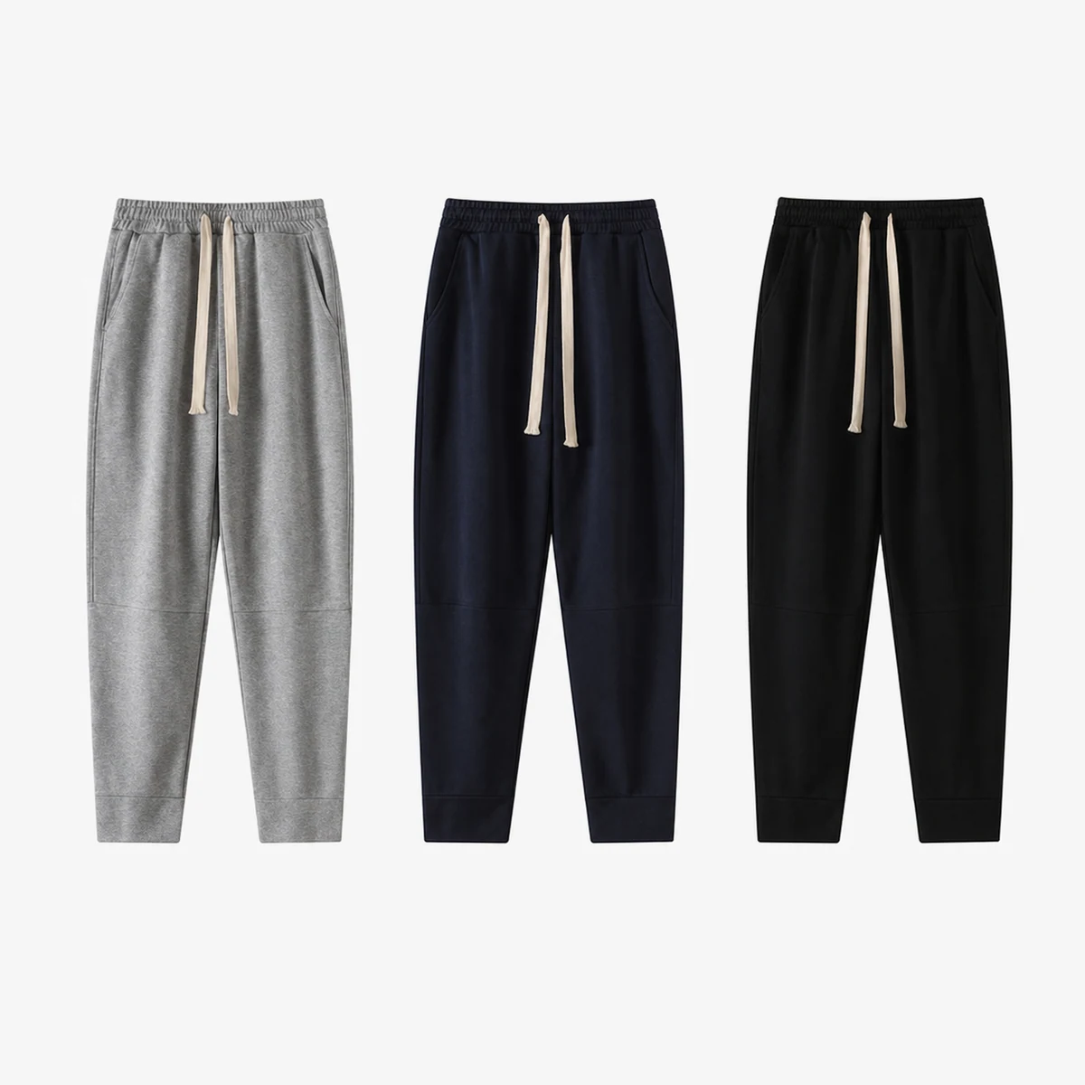 Baumwolle panel-seam jogger Jogginghosen