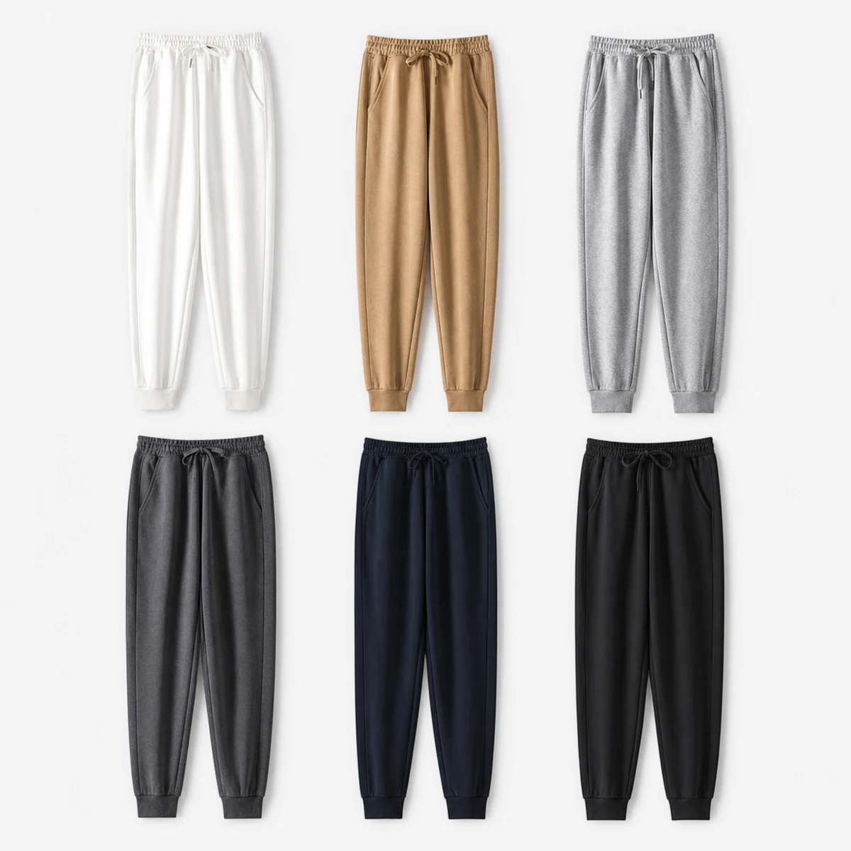 Baumwolle joggers with plush brushed Fleece lining