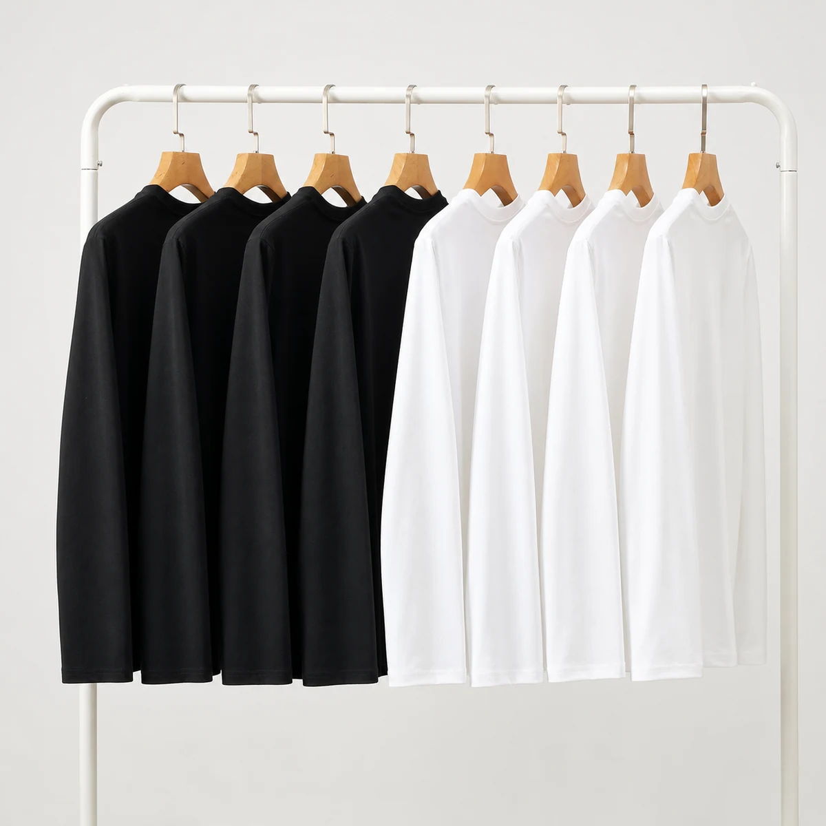 220gsm schwer gekämmt Baumwolle long-sleeve T-shirt